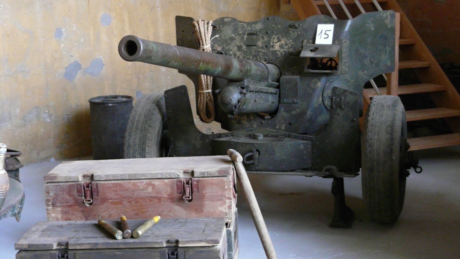 US M1 57mm Anti-tank gun.