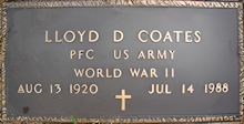 GRAVESTONE LLOYD DWIGHT COATES