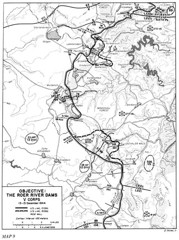 MAP ROER RIVER DAMS