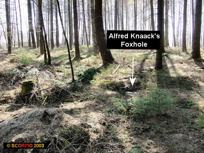 WOODS NEAR KNAACK's FOXHOLE