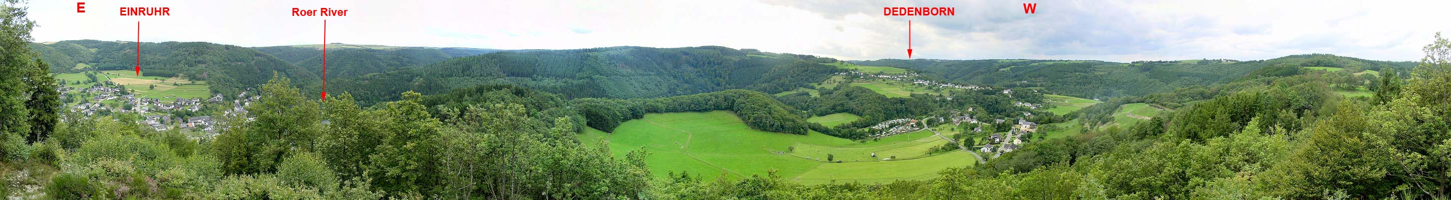 PANORAMA VIEW EINRUHR - DEDENBORN