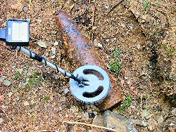 METAL DETECTOR FINDINGS IN THE HUERTGEN FOREST