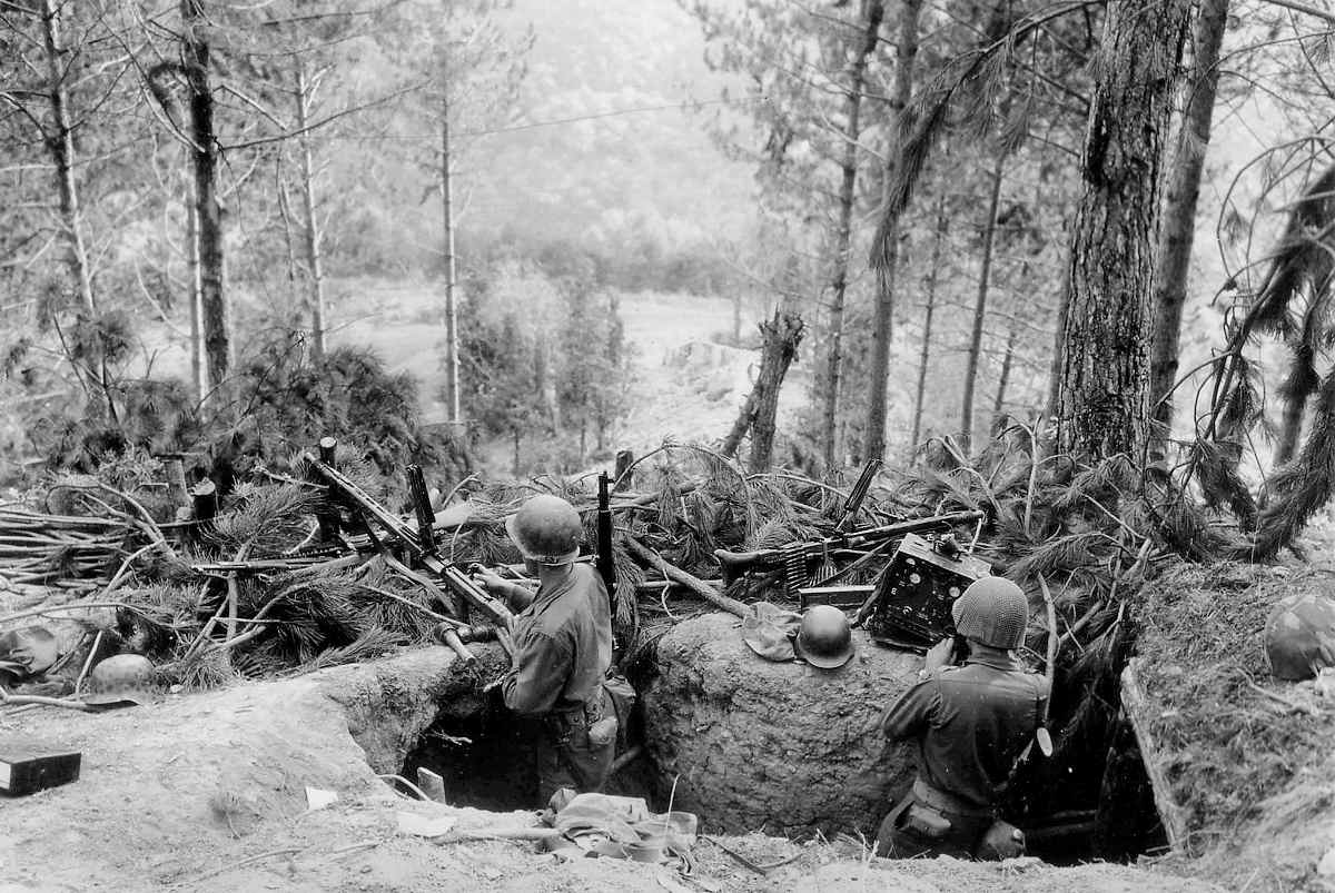 German Machine Gun Position